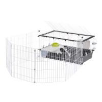Клітка Ferplast Parkhome 100 з садком для кроликів та морських свинок 