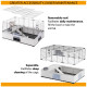 Клітка Ferplast Modular 1 для кроликів та морських свинок 