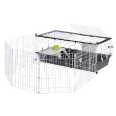 Клетка Ferplast Parkhome 120 с садком для кроликов и морских свинок (снят с продажи)