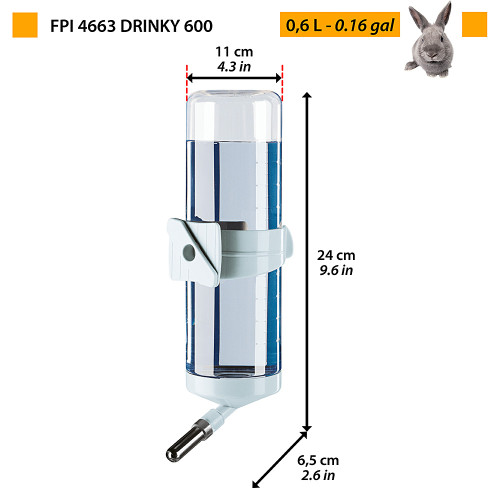 Поїлка для дрібних тварин Ferplast FPI 4663 Drinky 600