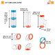 Модулі довкілля Ferplast Kit Tube Curve для хом'яка
