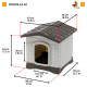 Будка для собак из термопластика Ferplast Dogvilla 50